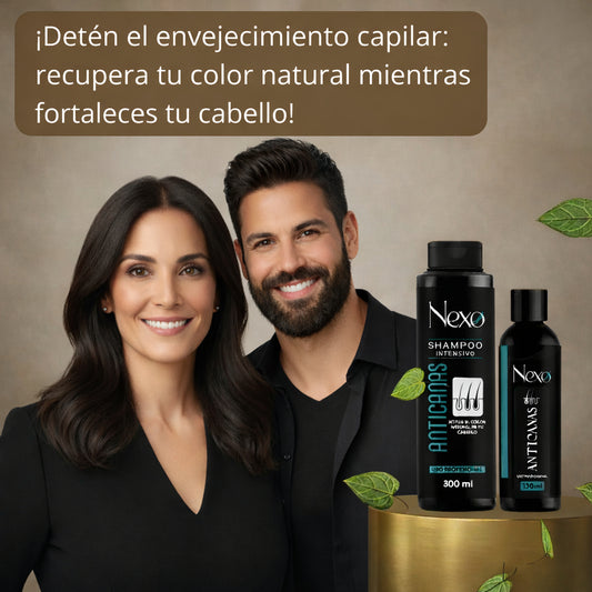 SHAMPOO CUBRE CANAS NEXO® + ENVIO GRATIS
